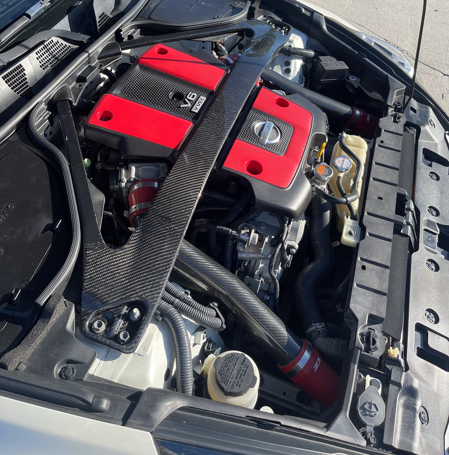 370Z Carbon Fiber Strut Tower Brace - Alliance Carbon