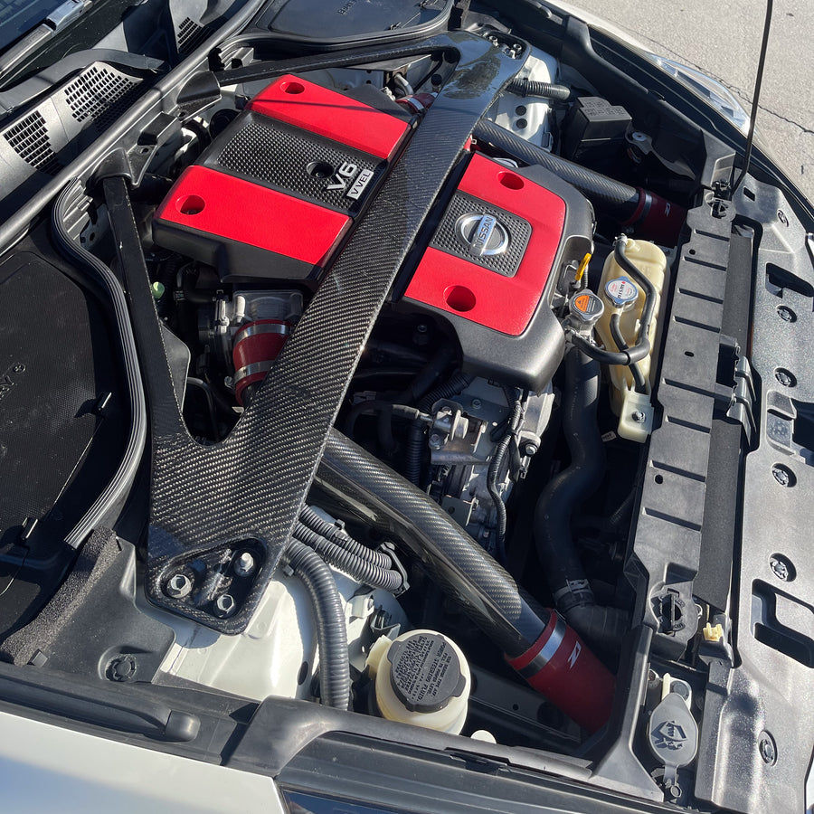 370Z Carbon Fiber Strut Tower Brace - Alliance Carbon