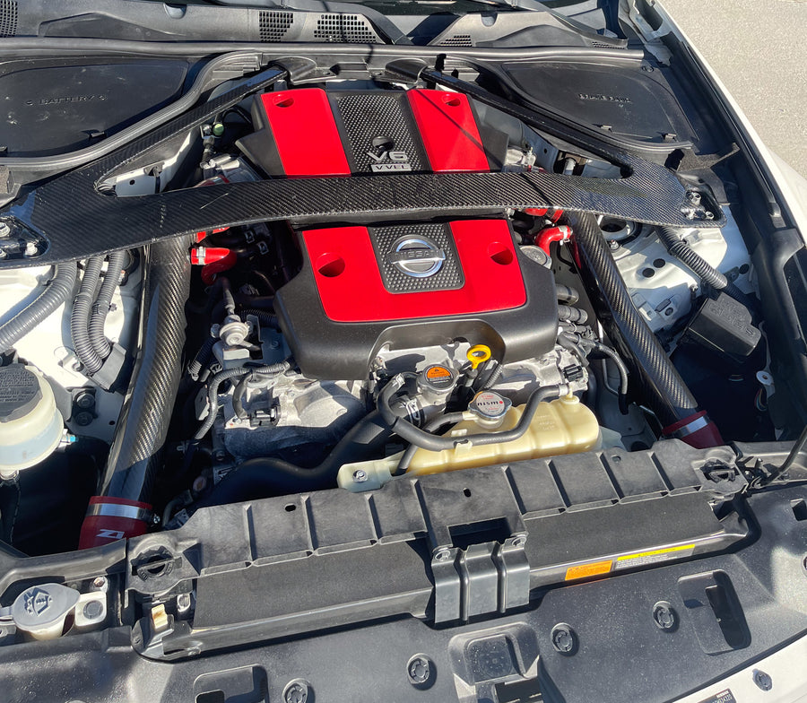 370Z Carbon Fiber Strut Tower Brace - Alliance Carbon