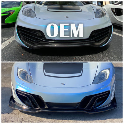 DMC McLaren MP4-12C Carbon Fiber Front Lip 11-14 - Alliance Carbon