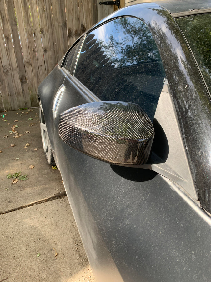 350Z Carbon Fiber Mirror Cap Set - Alliance Carbon