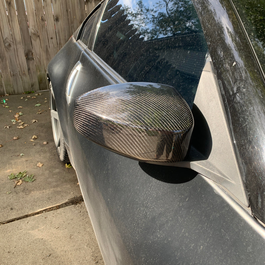 350Z Carbon Fiber Mirror Cap Set - Alliance Carbon