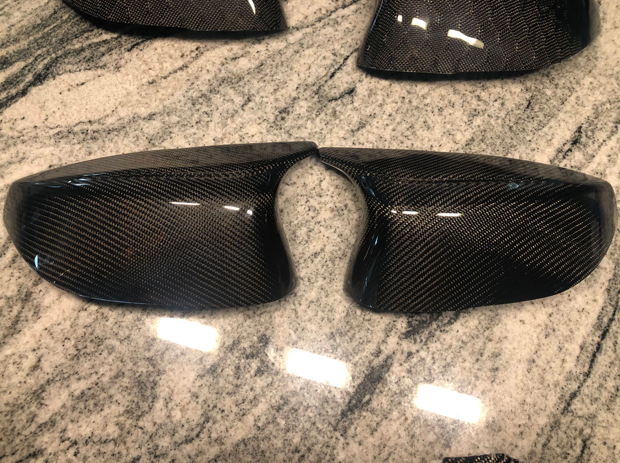 Infiniti Q50 Q60  Carbon Fiber M-Style Mirror Replacement L+R - Alliance Carbon