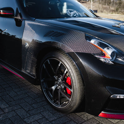 NextLevel Performance - Craft Square Carbon Touring Competition Mirrors |  Nissan 370Z Z34