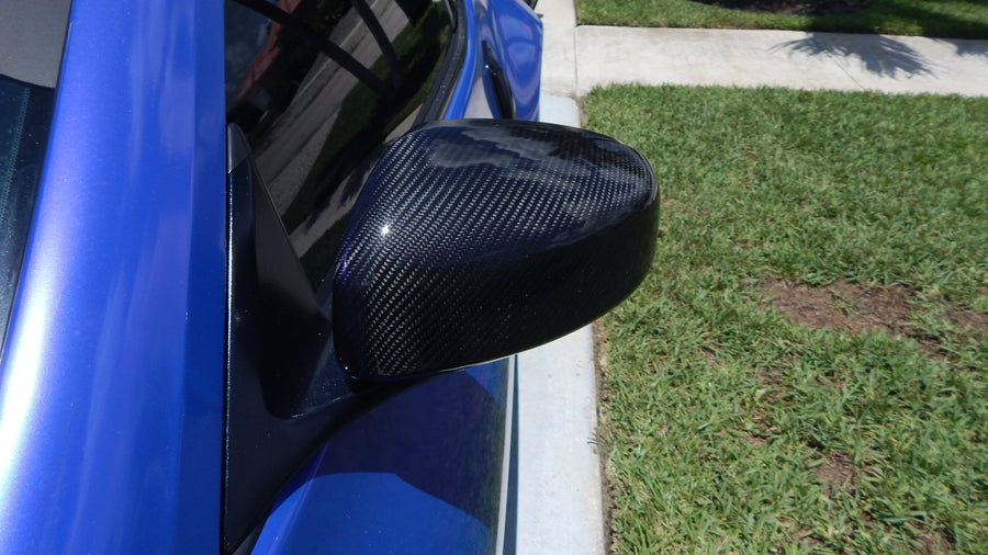 370Z Carbon Fiber Mirror Cap Set - Alliance Carbon