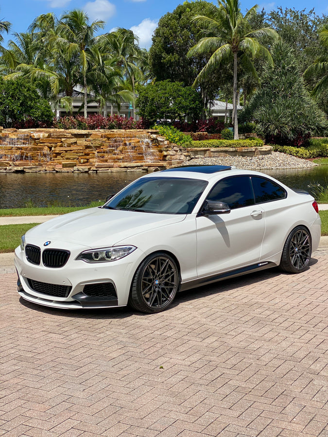 BMW F22/F30/F32 M Styled Carbon Fiber Mirror Caps - Alliance Carbon