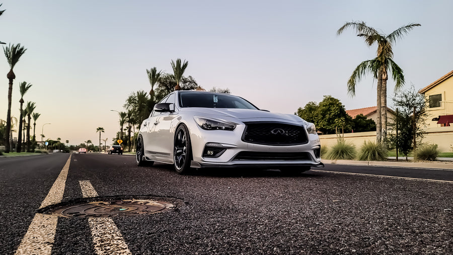 Infiniti Q50 Q60  Carbon Fiber M-Style Mirror Replacement L+R - Alliance Carbon