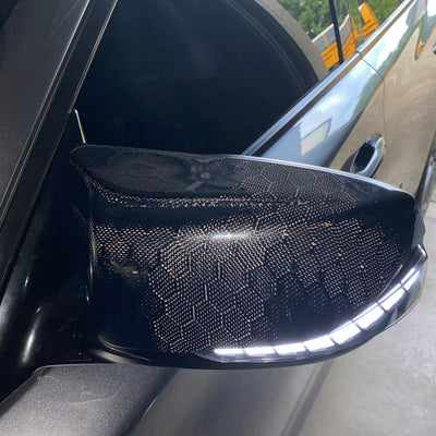 Infiniti Q50 Q60  Carbon Fiber M-Style Mirror Replacement L+R - Alliance Carbon