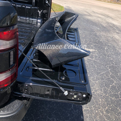 AMS Style Wing Spoiler Carbon Fiber w/ Carbon Top & 3rd Brake Light - Nissan 370z 09+ - Alliance Carbon