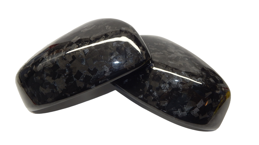 370Z Forged Carbon Fiber Mirror Cap Set - Alliance Carbon