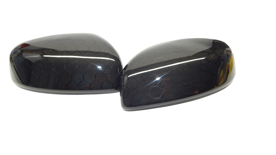 370Z HoneyComb Carbon Fiber Mirror Cap Set - Alliance Carbon